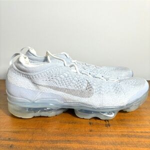 NEW Nike Air VaporMax Flyknit 2023 Sneakers Shoes Pure Platinum White 10.5 Men